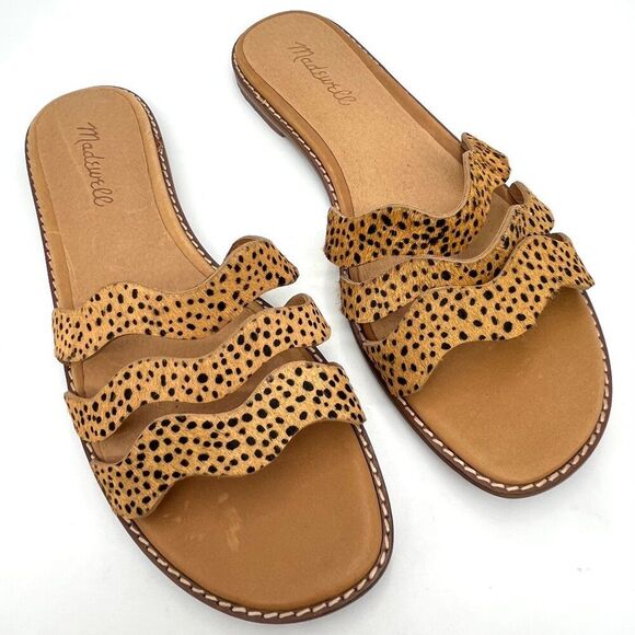 Madewell Shoes - New Madewell Women's Dyed Calf Hair Slip On Sandals - Size 8.5
